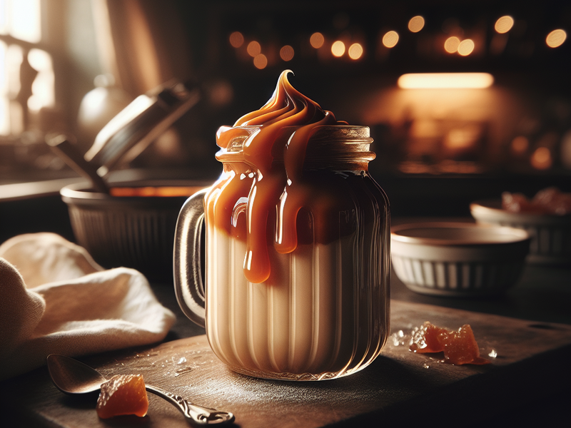 Doce de leite na air fryer