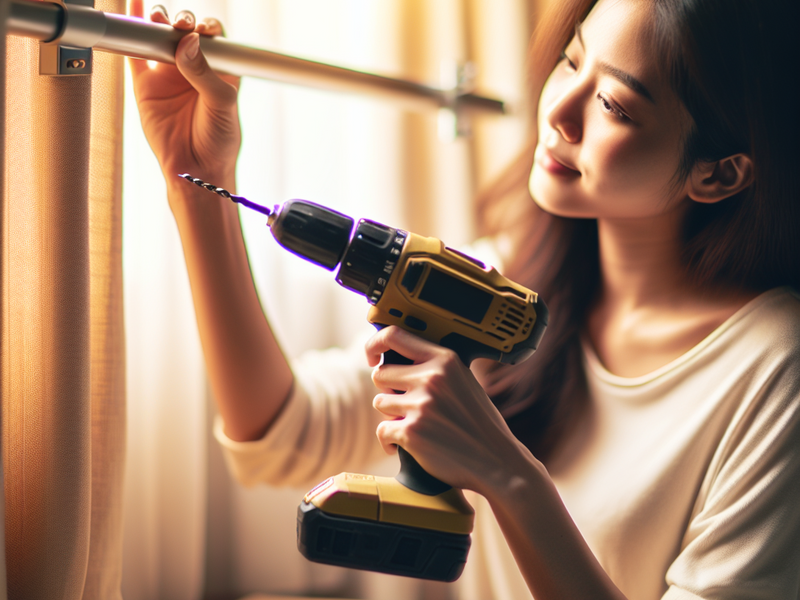 Installing curtain rod brackets