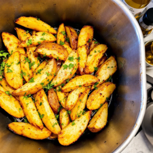 batata inglesa crocante na air fryer